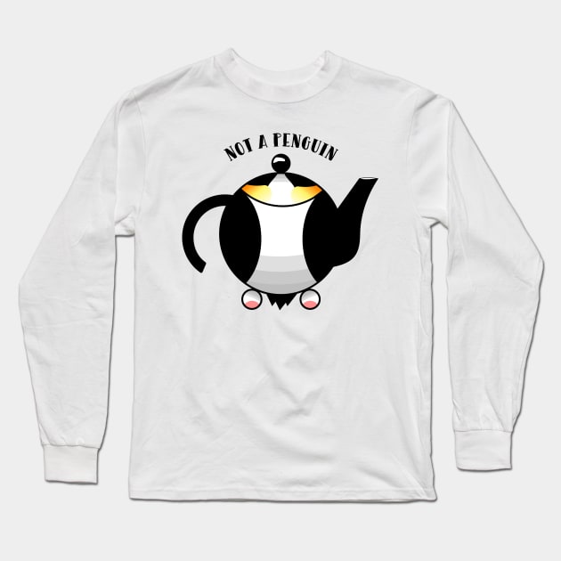 Funny teapot Long Sleeve T-Shirt by mailboxdisco